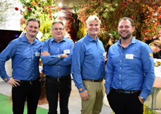 Jeroen Judels Frans Brussee, John Zwaan en Henk van der Plas van de Floral Trade Group kaartte de verschillende takken van sport aan waar de firma sterk in is. Dit zijn retail, vakhandel, import en decoratie.